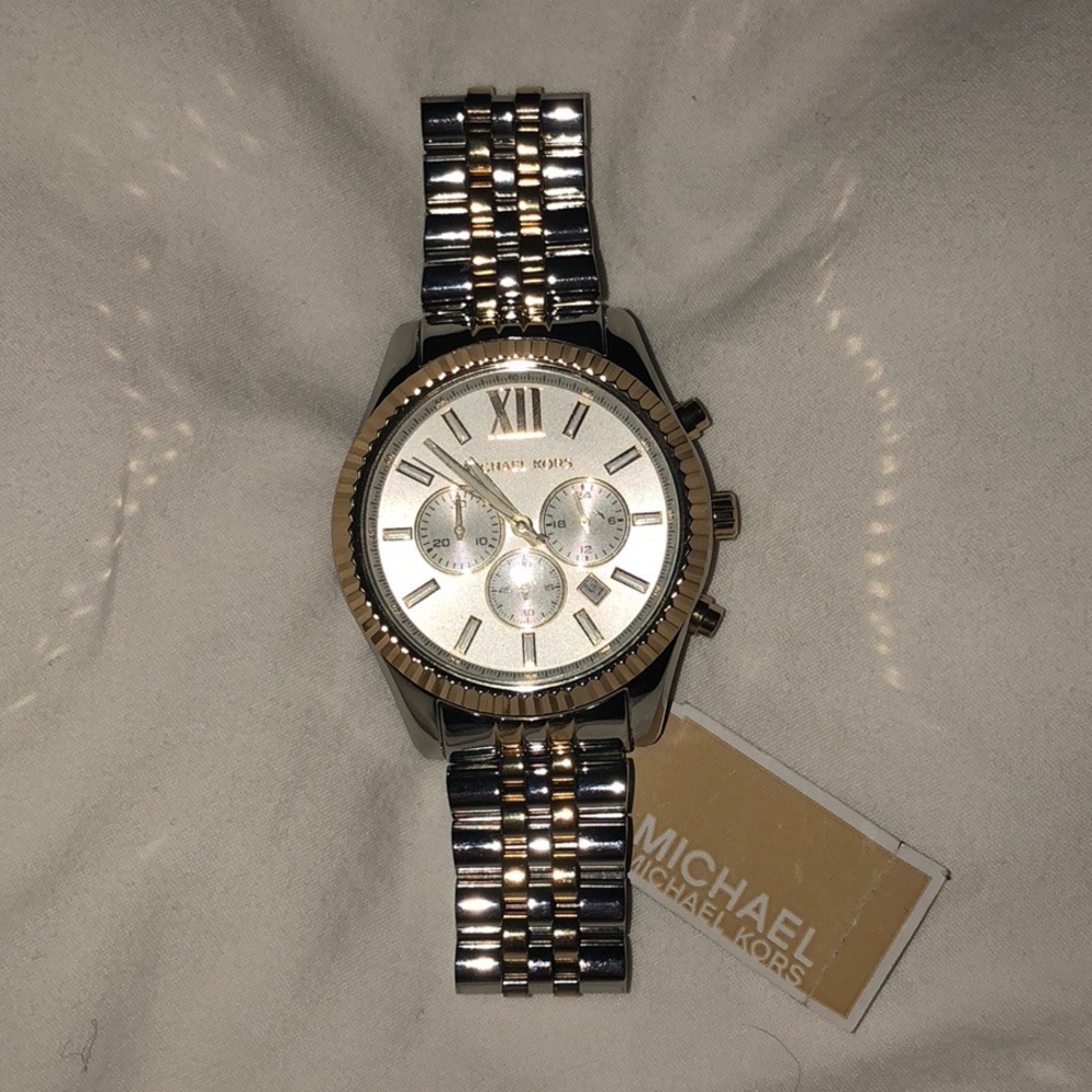 Brand New- Michael Kors Two Tone Watch